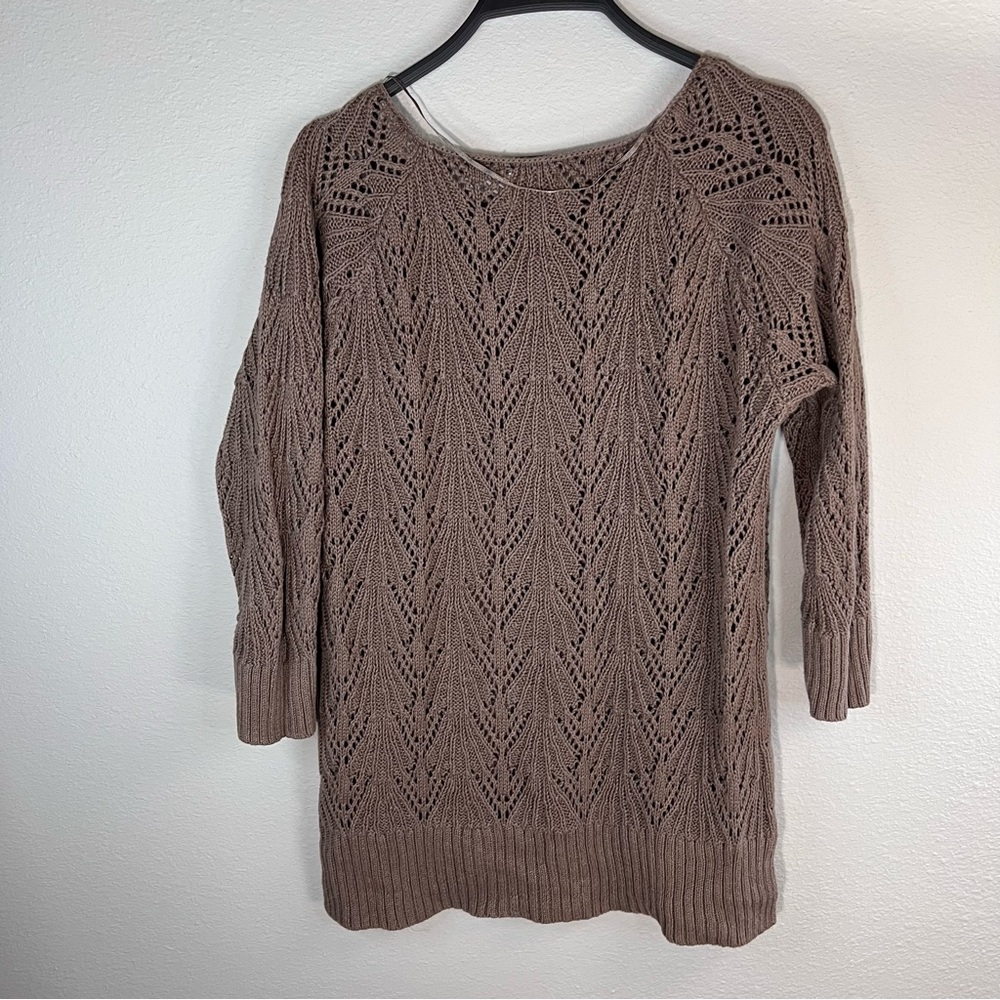 St. John's Bay Brown Sweater - Picture 5 of 6